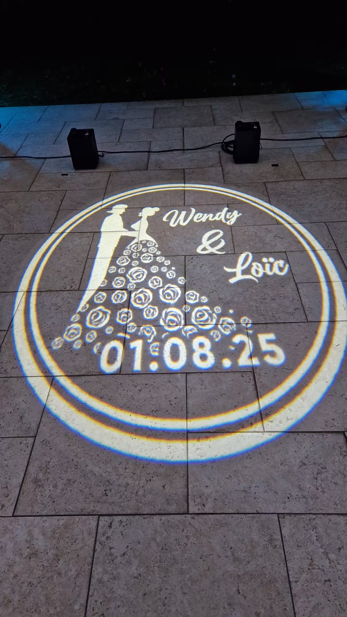 Projection des prénoms — animation DJ Lambiance974 à La Réunion