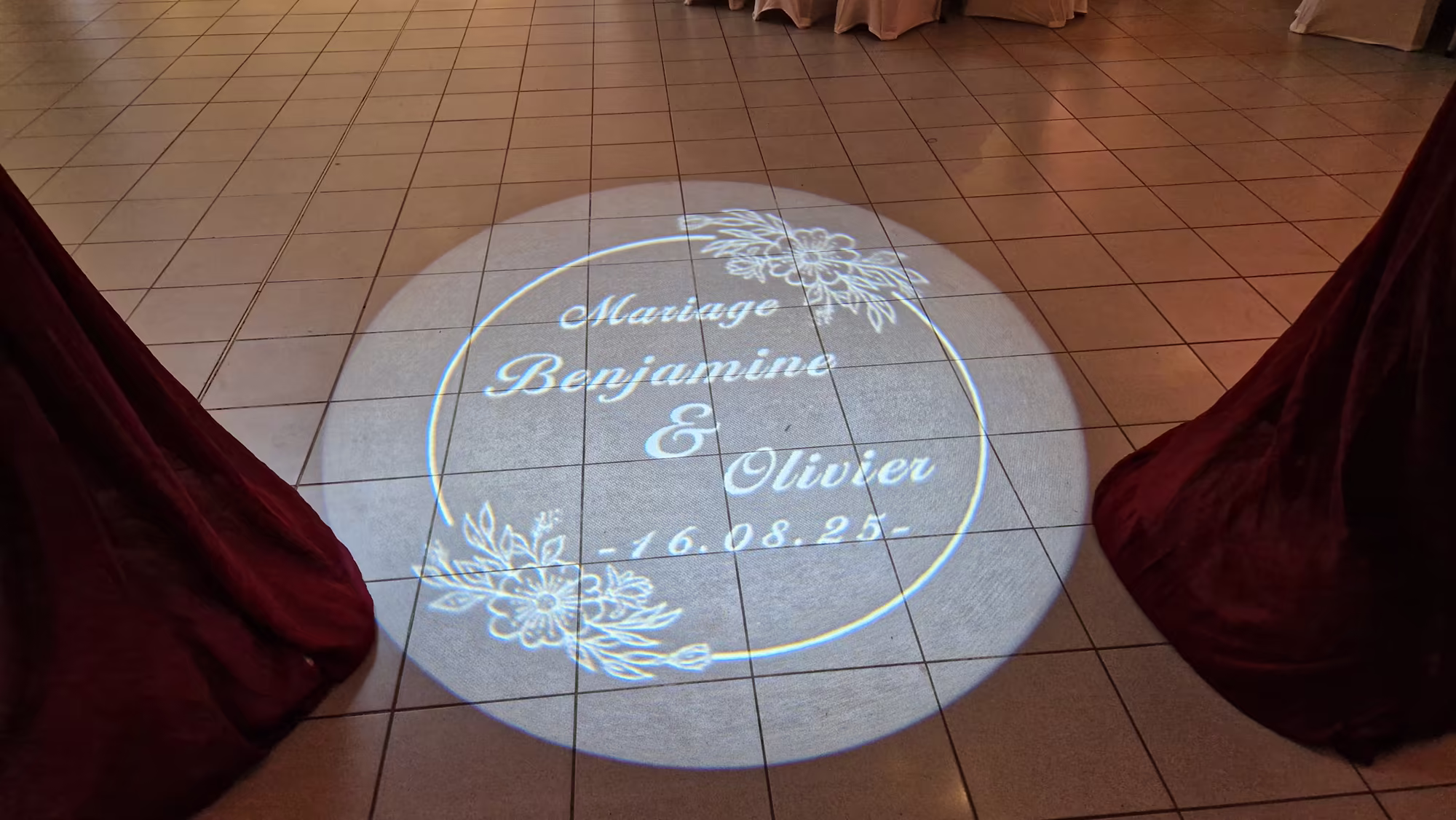 Projection des prénoms — animation DJ Lambiance974 à La Réunion